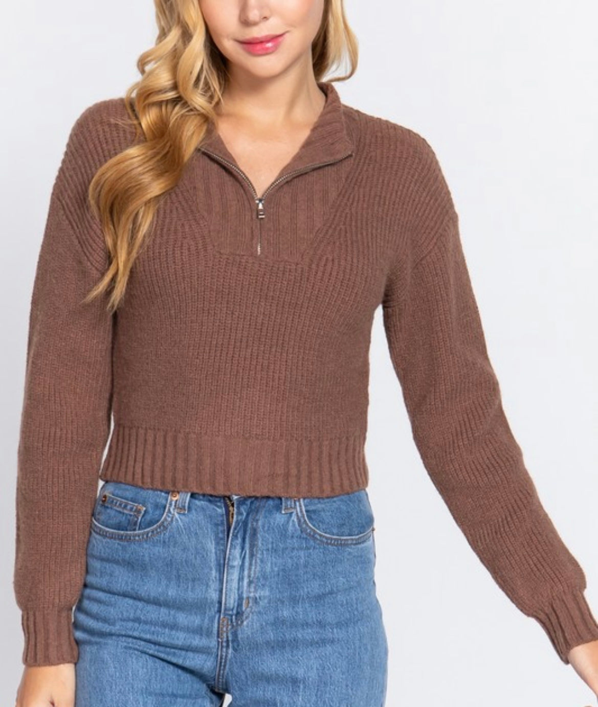 Zip Neck Sweater