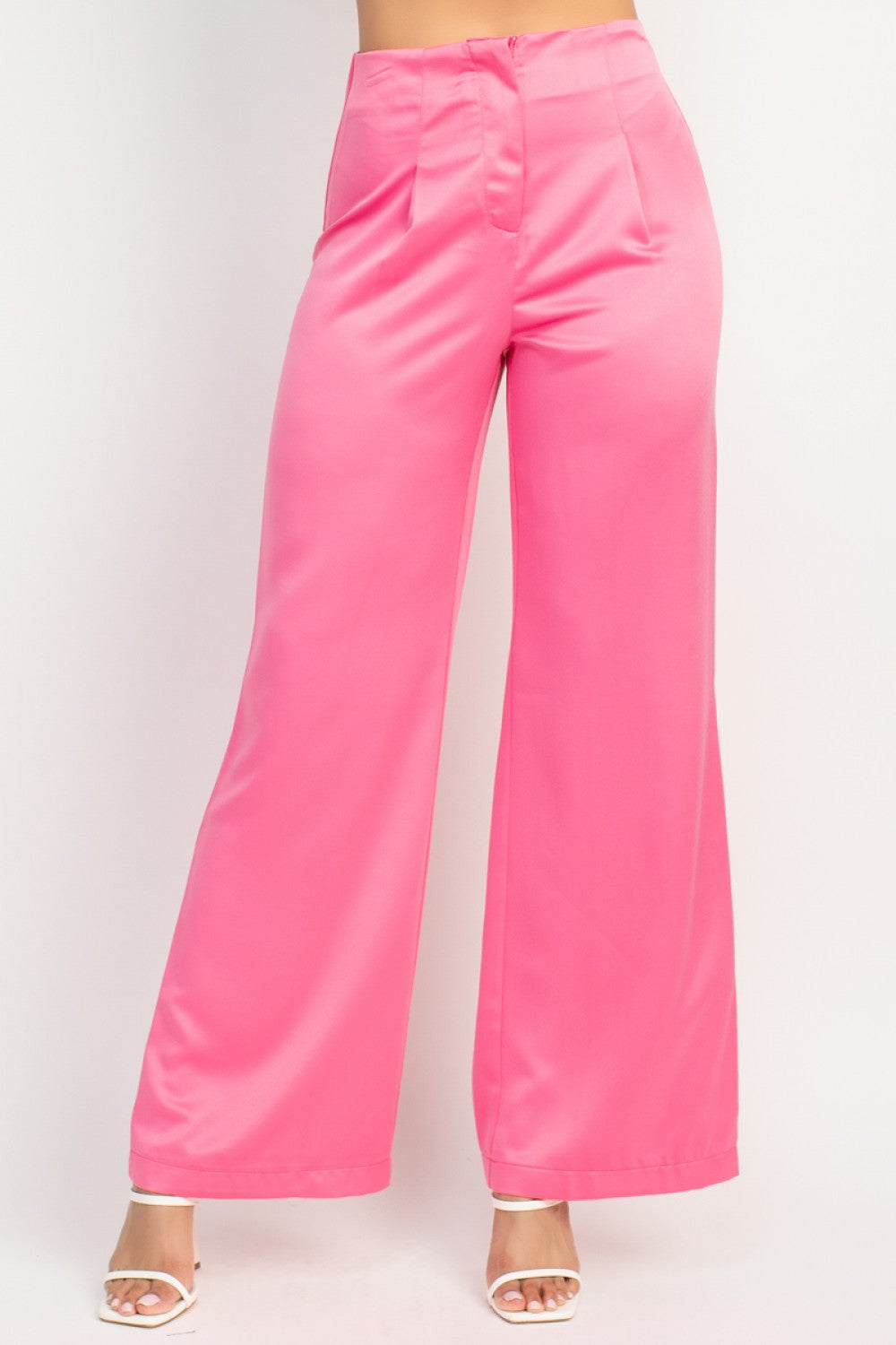 Satin Flared Pants