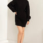 Turtleneck sweater dress