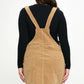 Corduroy overall dress