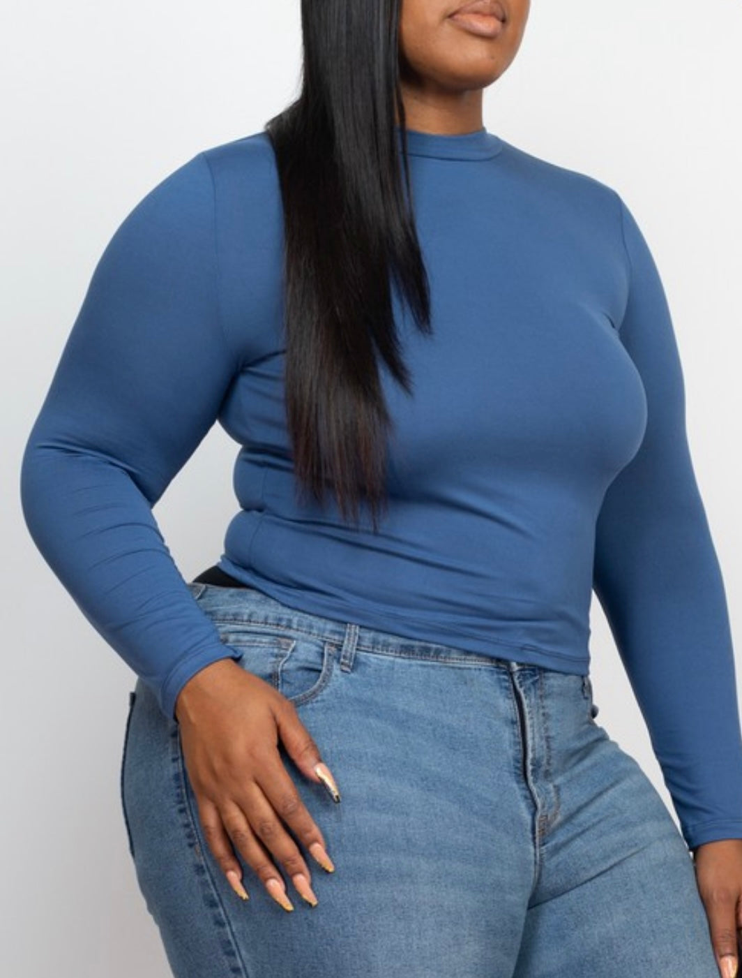 Leslie Mock Neck Top