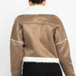 Shearling Crop Jacket