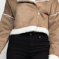 Shearling Crop Jacket