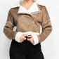 Shearling Crop Jacket
