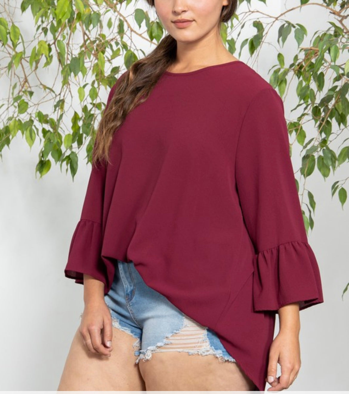 Bella Ruffled Top