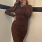 Ruched Midi Dress