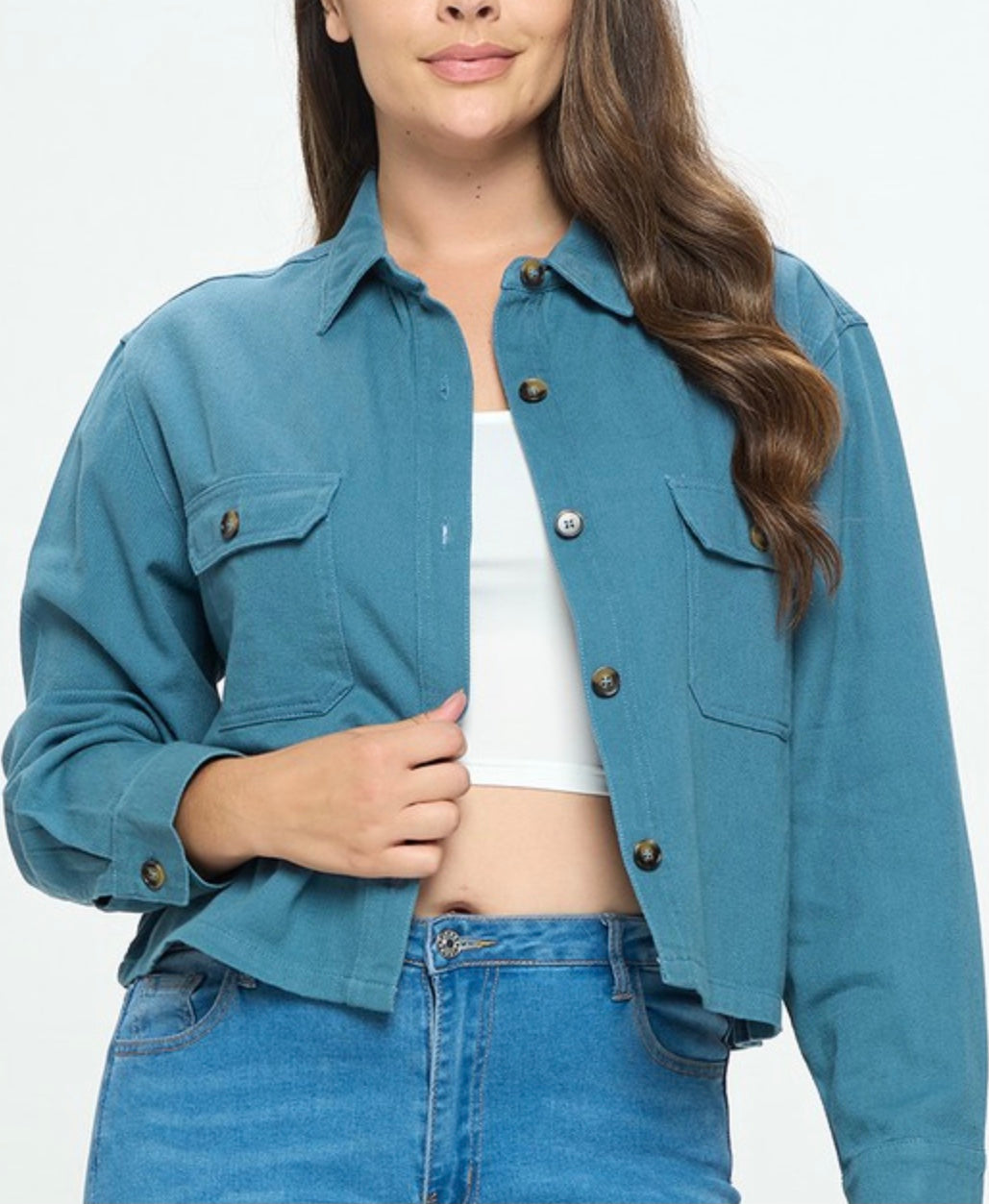 Basic blue jacket