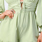 Sage mini romper